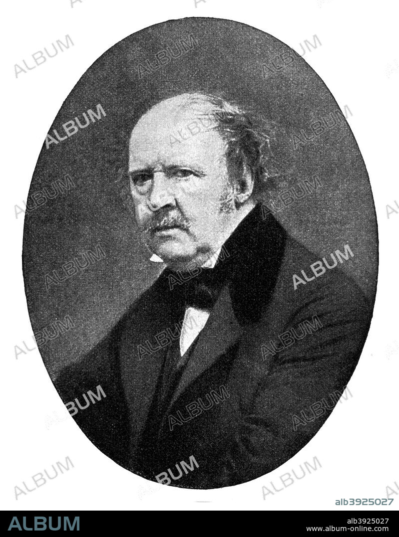 William Henry Fox Talbot (1800-1877), British photography pioneer, 1900. Talbot is best known for his development of the calotype, an early photographic process that was an improvement over the daguerreotype of the French inventor Louis Daguerre. Talbot's calotypes involved the use of a photographic negative, from which multiple prints could be made. Had his method been announced a few weeks earlier, he, and not Daguerre, would probably be remembered as the founder of photography.