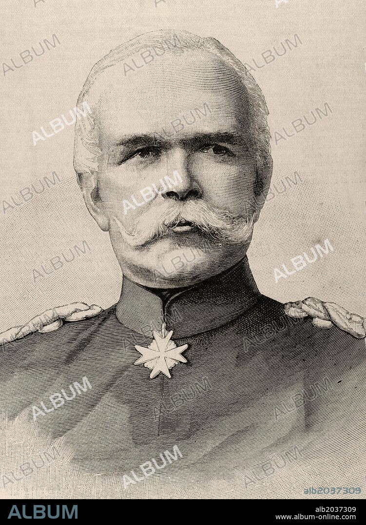 LEO VON CAPRIVI (1831-1899). General alemán y hombre de estado. Sucesor de Otto von Bismark como Canciller de Alemania entre 1890-1894. Grabado. "La Ilustración Española y Americana". Año 1890.