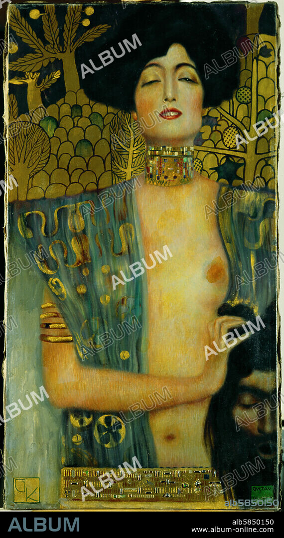 GUSTAV KLIMT. Judith II. Oil on canvas.