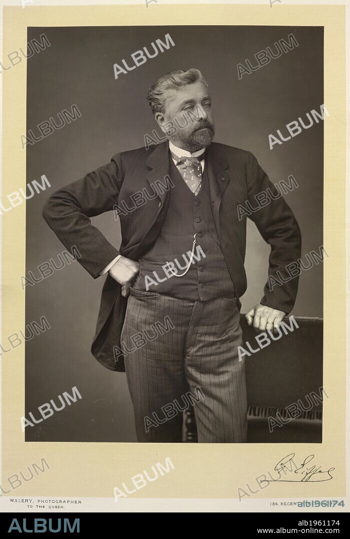 Gustave Eiffel. Our Celebrities. A portrait gallery. ... Portraits. London, 1888, [96.]. Source: 1764.e.5,. Language: English.