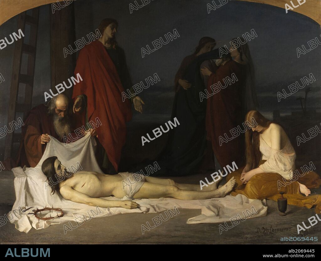 Domingo Valdivieso y Henarejos / 'El Descendimiento', 1864, Escuela Española, Óleo sobre lienzo, 254 cm x 343 cm, P04667.