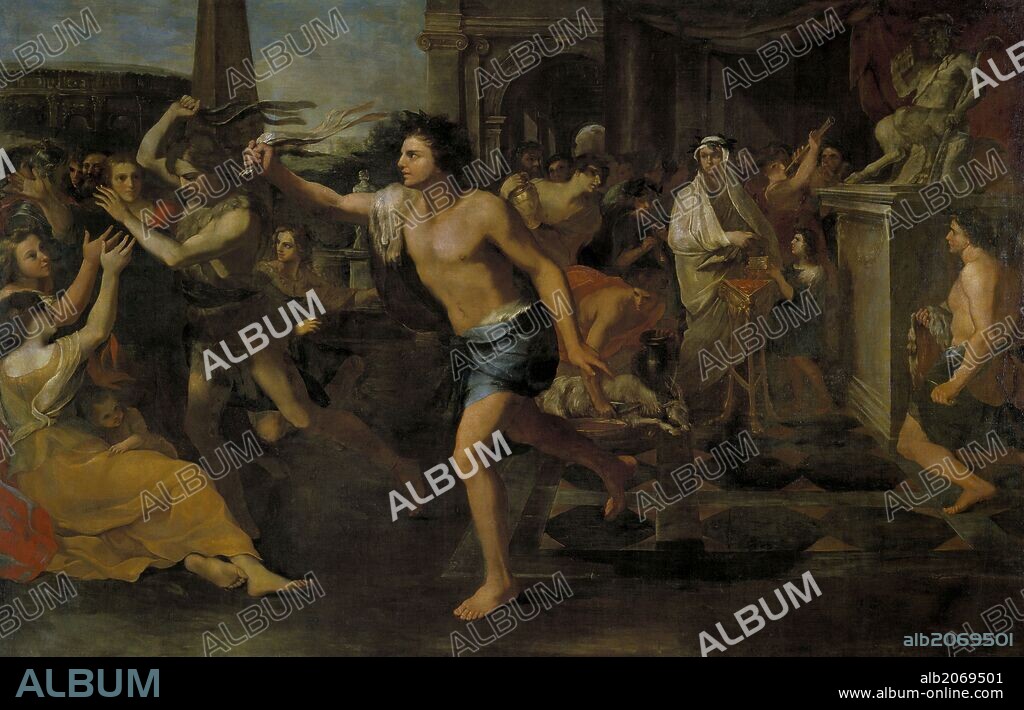 Andrea Camassei / 'The Lupercalian Festival', ca.  1635, Italian School, Canvas, 238 cm x 366 cm, P00122.