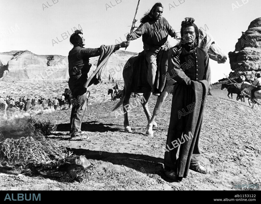EL GRAN COMBATE, 1964 (CHEYENNE AUTUMN), dirigida por JOHN FORD. Copyright WARNER BROTHERS.