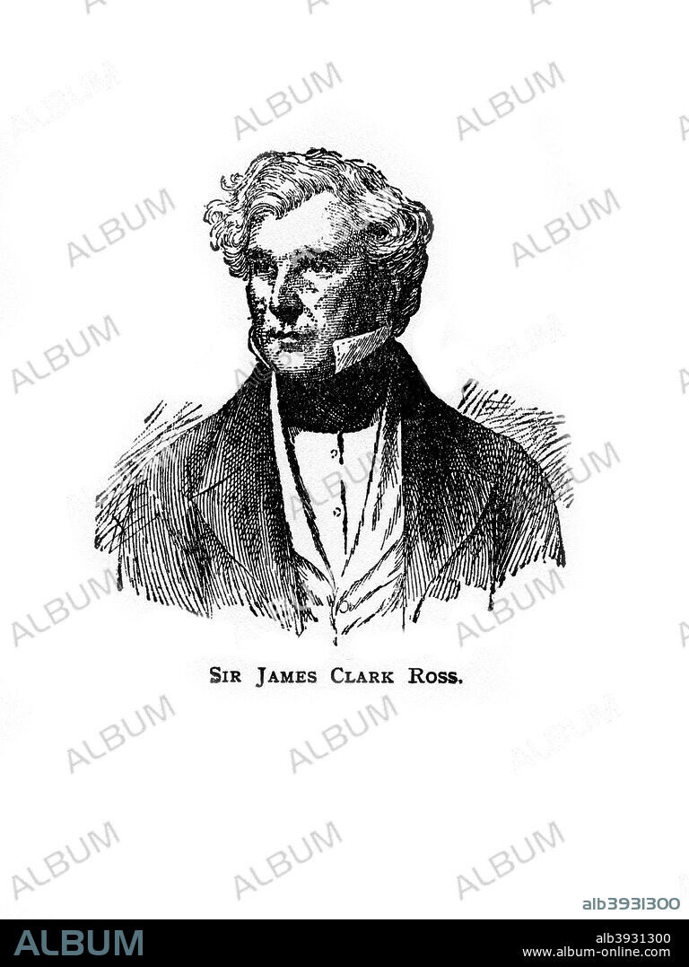 Sir James Clark Ross, 19th century British naval officer and explorer, (20th century). Ross (1800-1862) was a notable polar explorer. He was a member of expeditions to the Arctic with his uncle, Sir John Ross and Sir William Parry, attempting to find the Northwest Passage and locating the North Magnetic Pole. Between 1839 and 1843, Ross commanded HMS 'Erebus' and HMS 'Terror' on an expedition to explore the Antarctic. In 1848 he made his last voyage, to the Arctic in an unsuccessful attempt to locate the missing expedition of Sir John Franklin.
