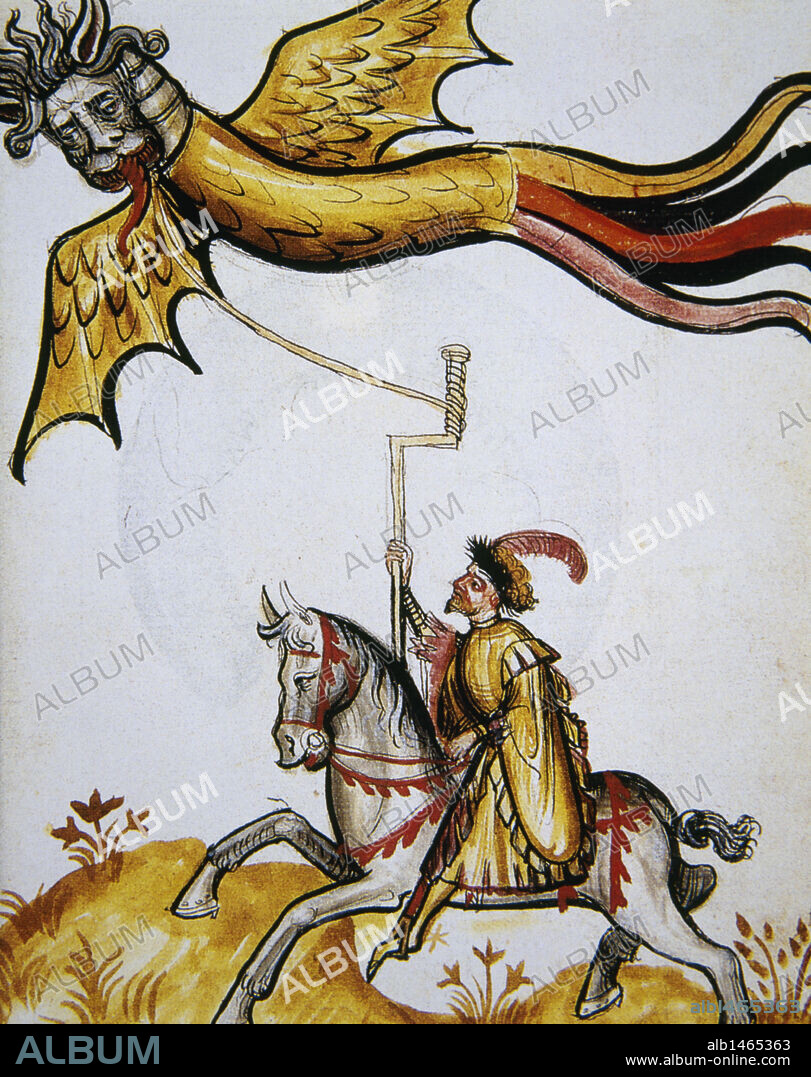 HISTORIA MEDIEVAL. SIGLO XV. "ESTUDIO DE UNA MAQUINA UTILIZADA EN LOS ASEDIOS" MAQUINA VOLANTE. Castillo de Chantilly. Francia.