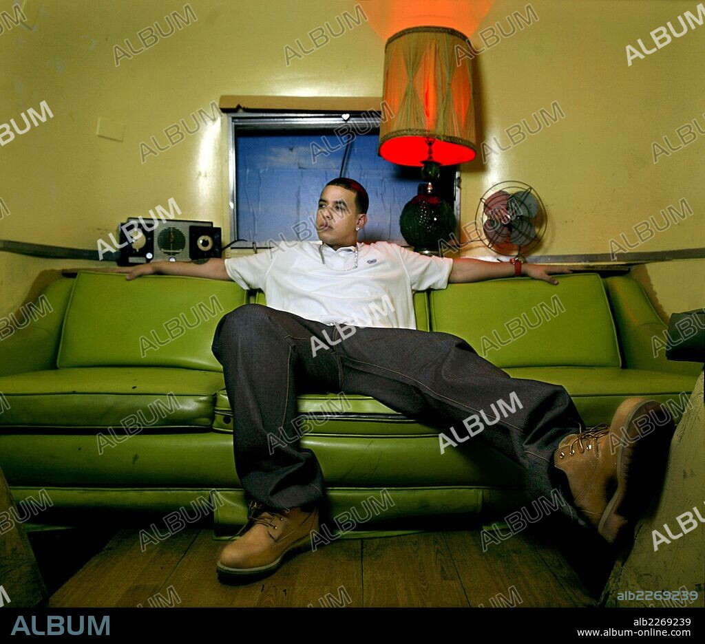 May 24, 2007 - Miami, FL, USA - Reggaeton star Daddy Yankee is photographed inside an Airstream trailer at The Pawn Shop Lounge in downtown Miami, May 23, 2007. (Patrick Farrell/Miami Herald/MCT. 24/05/2007