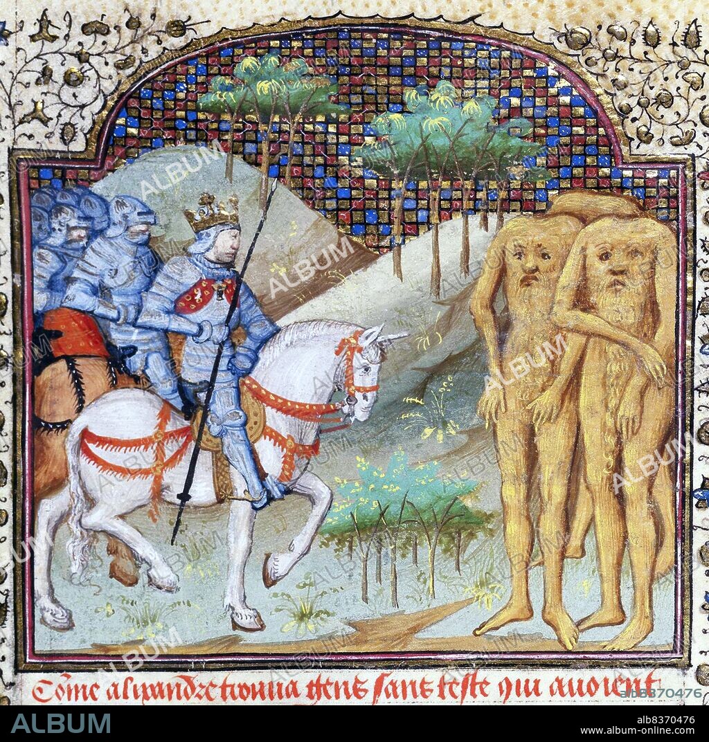 The 'Romance of Alexander' is a massive 16,000-verse twelfth-century Old French Alexander romance detailing various episodes in the life of Alexander the Great.<br/><br/>. It is considered by many scholars as the most important of the Medieval Alexander romances. Many of the manuscripts of the work are illustrated.The poem is generally divided into four branches.<br/><br/>. The final form of the poem is largely credited to Alexandre de Bernay who probably placed the branches in the order we find them, reworked the first branch into alexandrines (lines of poetic meter each comprising 12 syllables), incorporated the text of Pierre de Saint-Cloud, and added verses to join each branch.