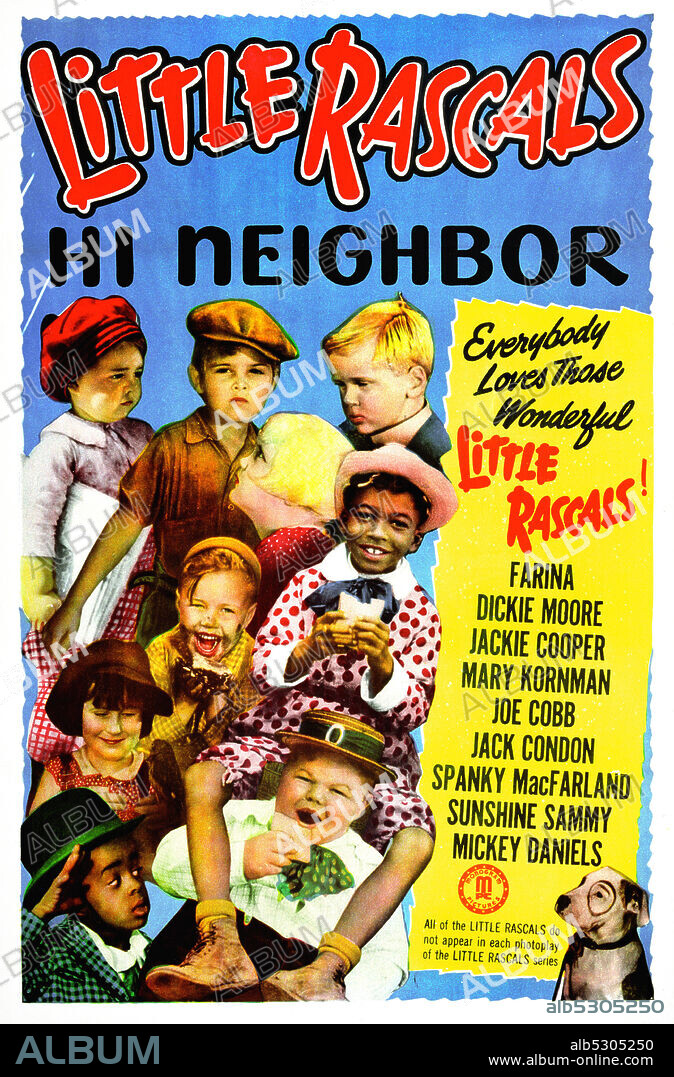 Poster de LA PANDILLA, 1955 (THE LITTLE RASCALS), dirigida por HAL ROACH. Copyright HAL ROACH STUDIOS INC.