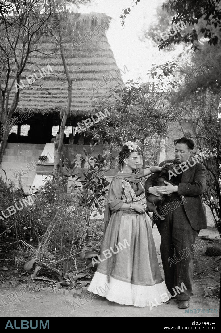 Frida Kahlo y Diego Rivera.