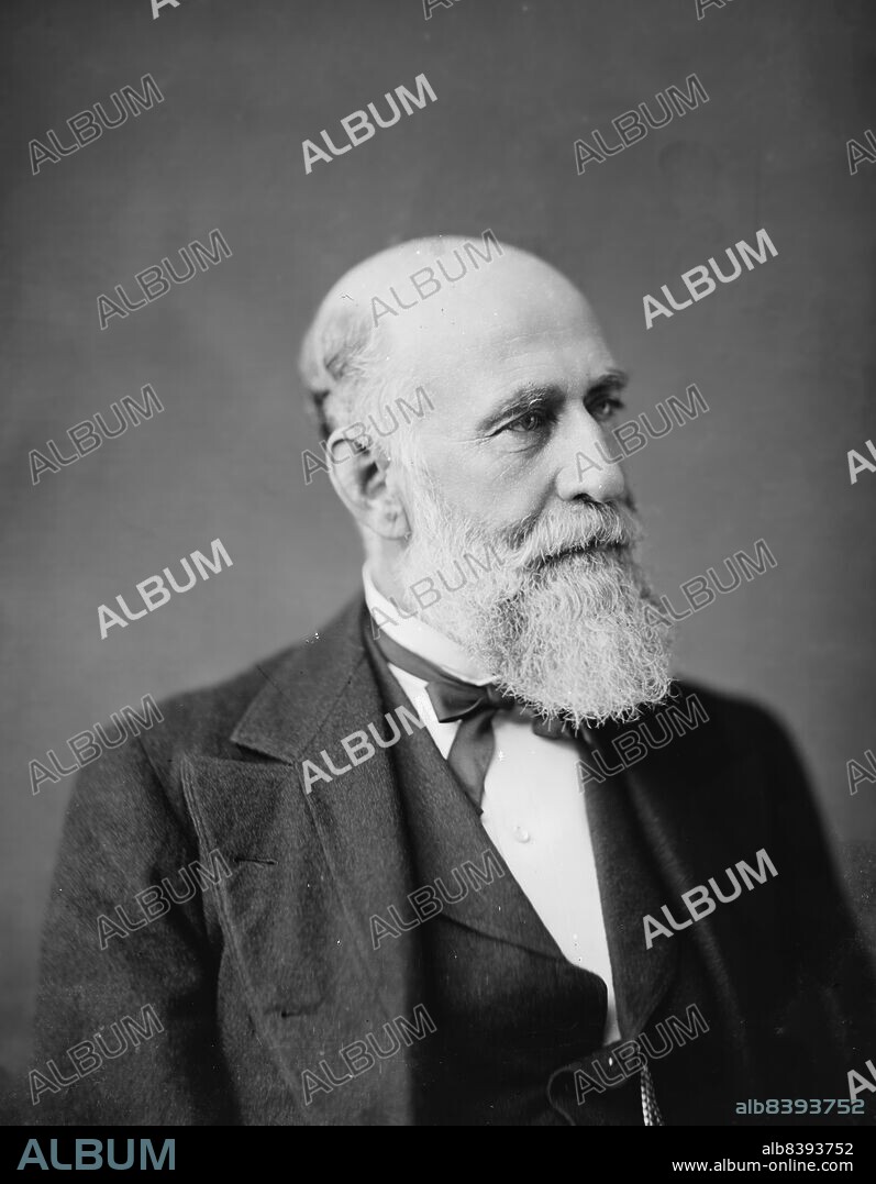 Edmunds, Hon. George Franklin of Vermont, between 1865 and 1880.  [Politician and lawyer: Speaker of the Vermont House of Representatives; author of the Edmunds Act against polygamy in Utah].