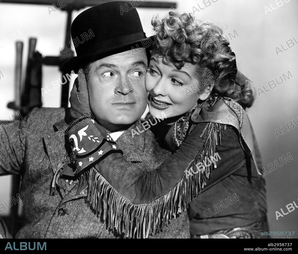 BOB HOPE and LUCILLE BALL in FANCY PANTS, 1950, directed by GEORGE MARSHALL. Copyright PARAMOUNT PICTURES.