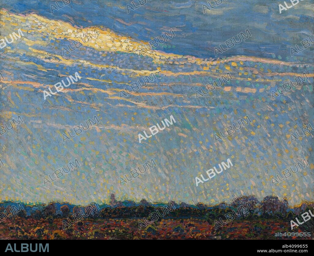 LEO GESTEL. Autumn Day. Date: 1909. Dimensions: 50 cm x 65 cm, 64.7 cm x 79.6 cm.