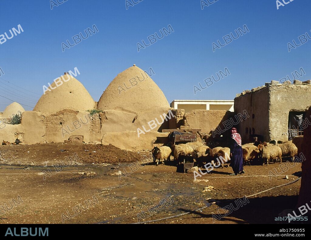 SIRIA. FAH. Pequeña aldea típicamente rural, donde se ha respetado su arquitectura tradicional, adaptada para moderar los rigores climáticos del país.