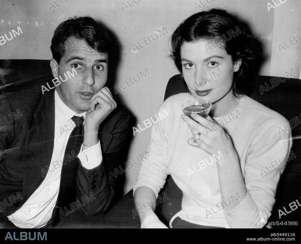 London Showgirl to Marry Prince - Lynn Russell, 21, a London showgirl and Prince Pier Francesco Borghese, are seen at a nightclub in Taormina, Sicilly, November 16. They met in Rome while she was touring with a show. Her real name is Ella Fudge, and she comes from Cheslea. November 18, 1955. (Photo by The Associated Press Ltd.).