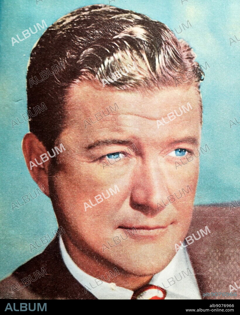 Portrait of Dennis Morgan (1908-1994) an American actor-singer.