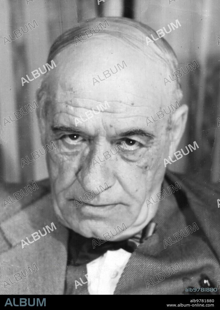 1950. Retrato de Jose ortega y Gasset en la Última etapa de su vida.