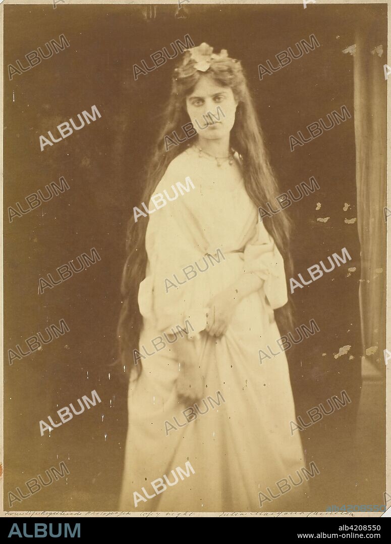 Marie Spartali. Julia Margaret Cameron; English, 1815-1879. Date: 1868. Dimensions: 31.2 × 23.5 cm (image/paper); 35.5 × 27.9 cm (mount). Albumen print. Origin: England.