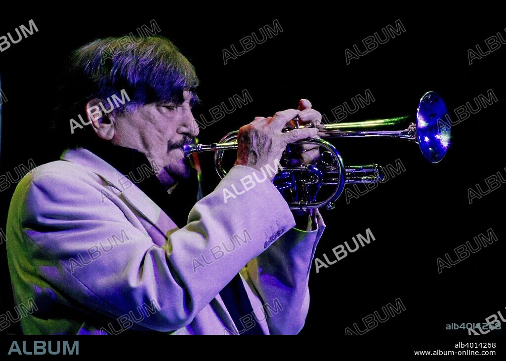 Kenny Ball (1930-2013), English jazz musician, Dorking Halls, Dorking, Surrey. Kenny Ball was best known as the bandleader, lead trumpet player and vocalist in Kenny Ball and his Jazzmen.