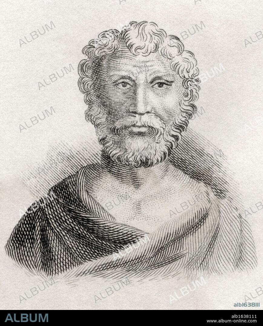 Quintus Junius Rusticus born circa. 100 AD died circa. 170 AD. Stoic philosopher. From the book Crabbes Historical Dictionary published 1825.