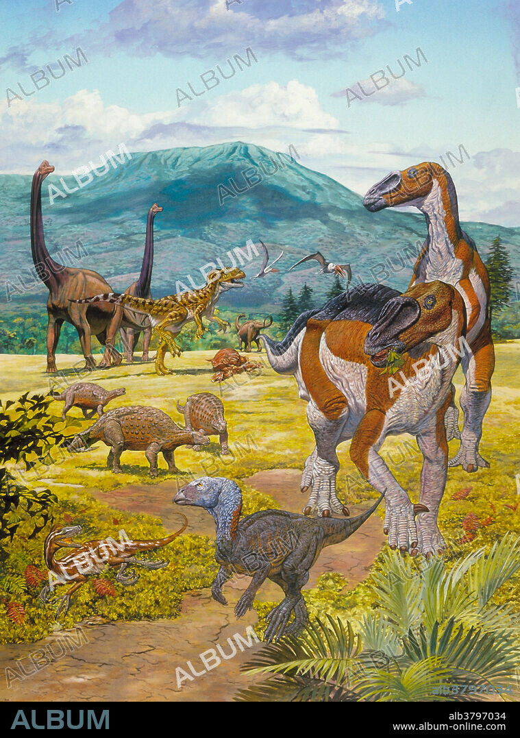 Australian Dinosaurs from miscellaneous eras. Including: Anatotitan, Brachiosaurus and Pteranodon.