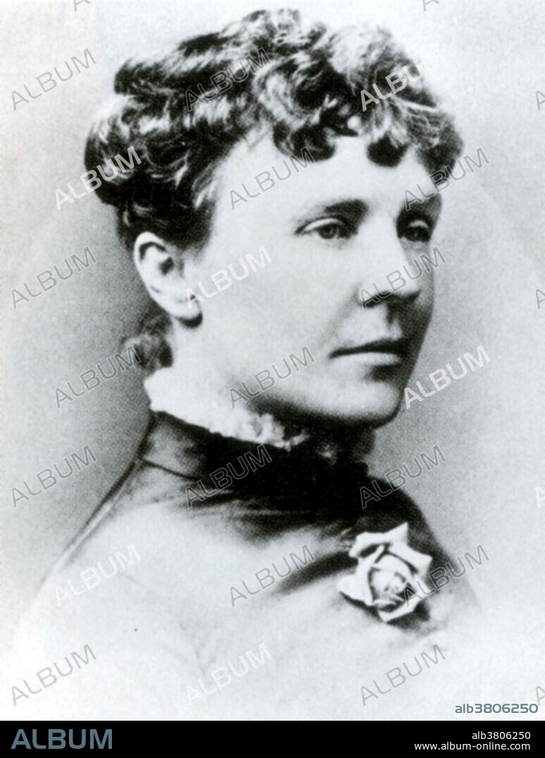 Rose Elizabeth Cleveland (June 13, 1846 - November 22, 1918) was the First Lady of the United States from 1885 to 1886. When her elder brother, Grover Cleveland, won the election to the twenty-second presidency of the United States, Rose became First Lady and lived in the White House for two years. She stood by her brother as First Lady during his inauguration, and his two initial bachelor years in the White House. Rose was an intellectual, and she preferred to lecture rather than entertain, but she made sure to perform her duties as First Lady as a favor to her brother. When President Cleveland married Frances Folsom, Rose resigned and began a career in education. She became the principal of the Collegiate Institute of Lafayette, Indiana, a writer and lecturer, and the editor of the Chicago-based magazine Literary Life. At age 44, she started a lesbian relationship with a wealthy widow, Evangeline Simpson, with explicitly erotic correspondence. Evangeline eventually married an Episcopal bishop from Minnesota, Henry Benjamin Whipple. By 1910, after his death, the two women rekindled their relationship and eventually moved to Bagni di Lucca, Italy to live there together. She died in 1918 at the age of 72. Photographer unknown.