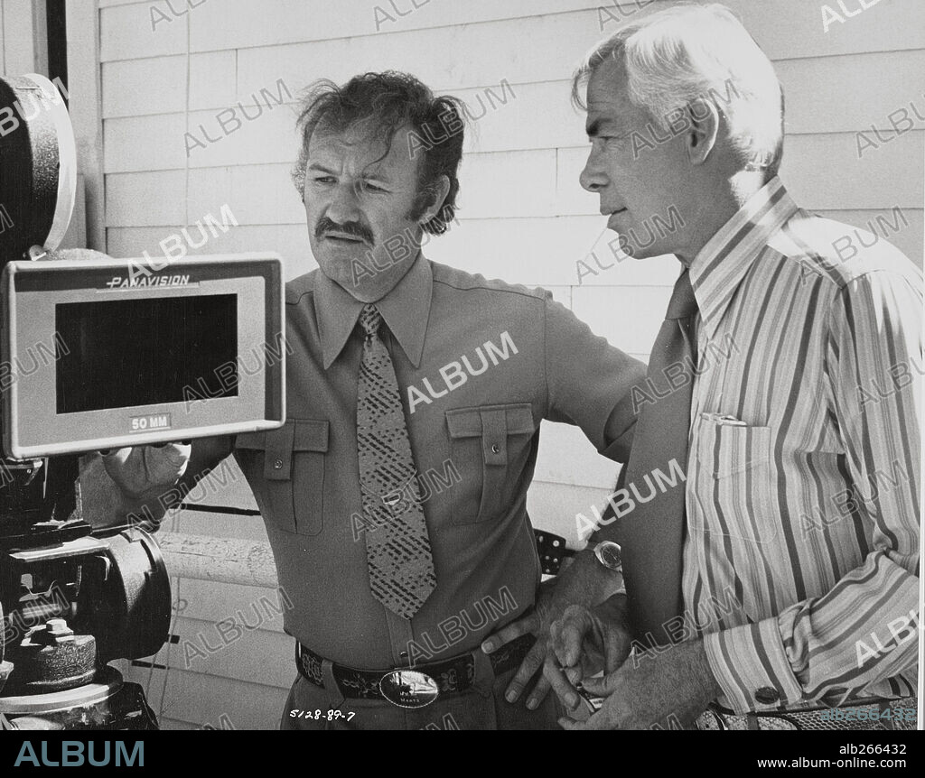 GENE HACKMAN y LEE MARVIN en CARNE VIVA, 1972 (PRIME CUT), dirigida por MICHAEL RITCHIE. Copyright CINEMA CENTER.