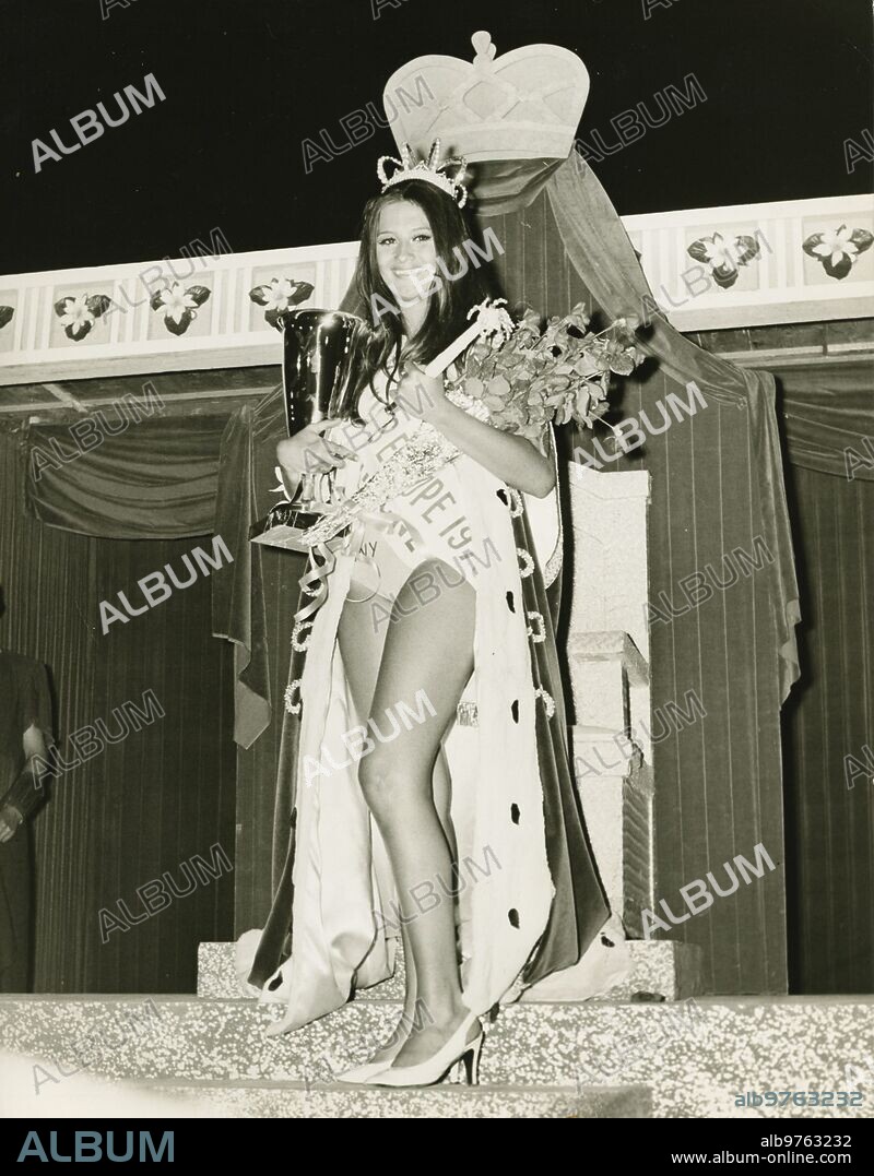 15 septiembre 1970. Noelia Alfonso coronada como Miss Europa.