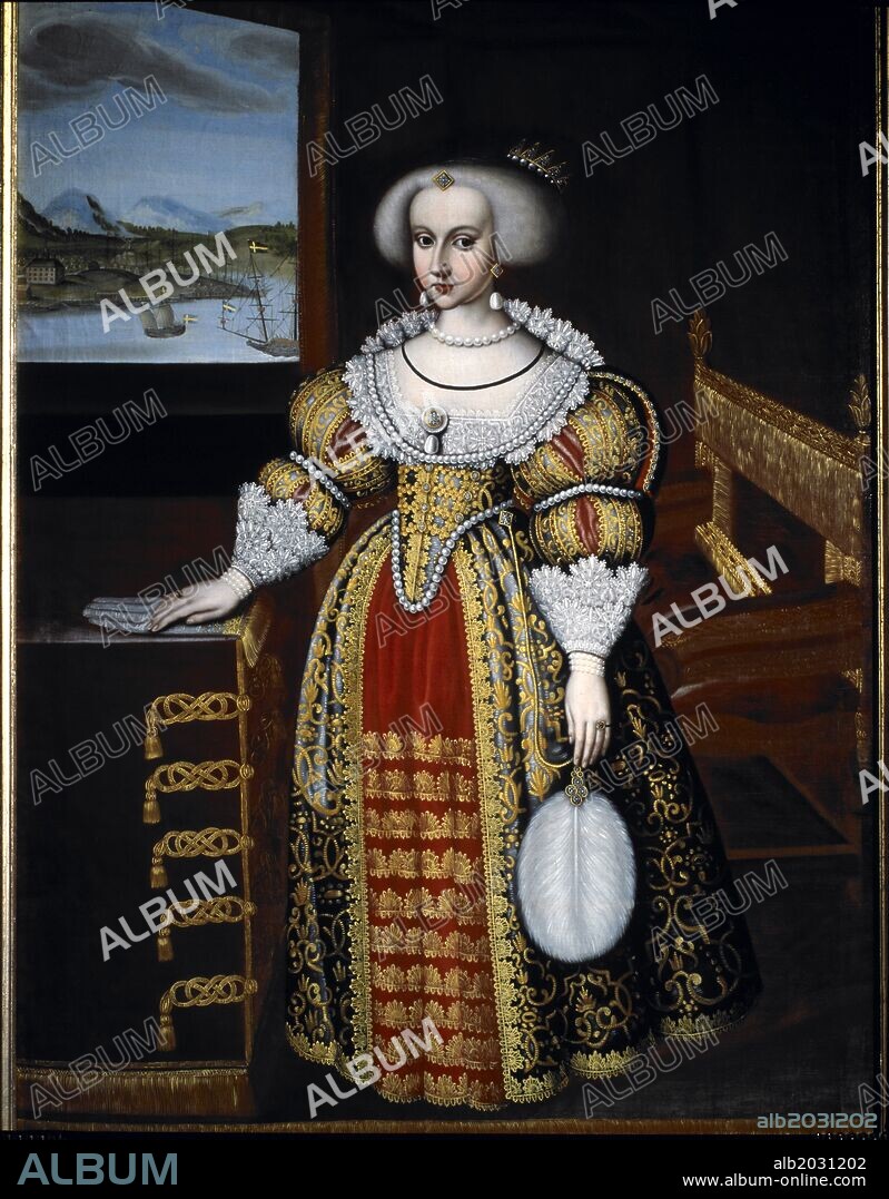 JACOB HEINRICH ELBFAS. La reina Cristina de Suecia 1626-1689.