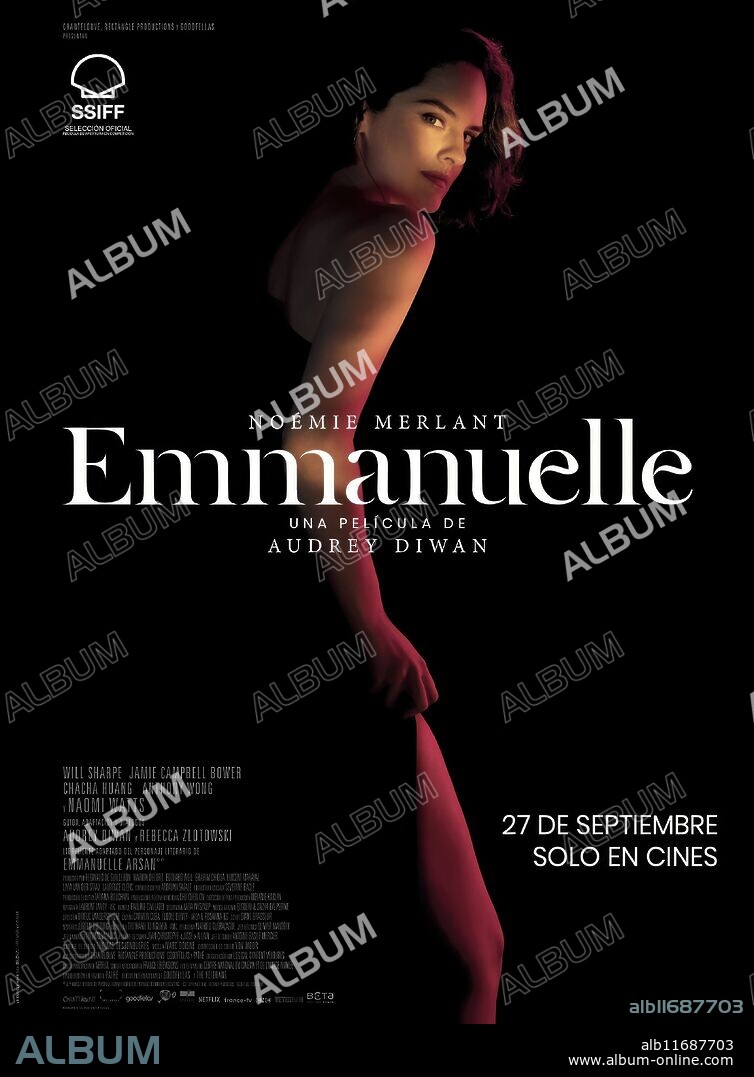 Poster of EMMANUELLE, 2024, directed by AUDREY DIWAN. Copyright Chantelouve / Rectangle Productions.