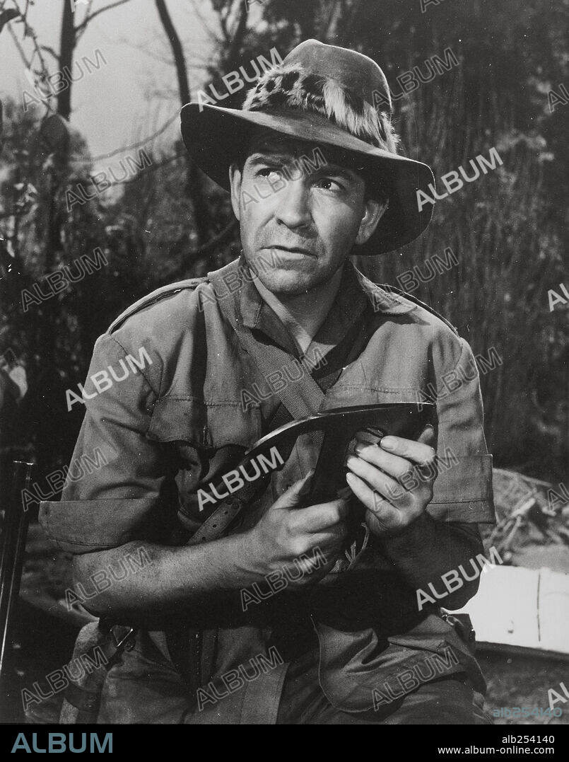 ROBERT BEATTY en TARZÁN Y EL SAFARI PERDIDO, 1957 (TARZAN AND THE LOST SAFARI), dirigida por H. BRUCE HUMBERSTONE. Copyright M.G.M.