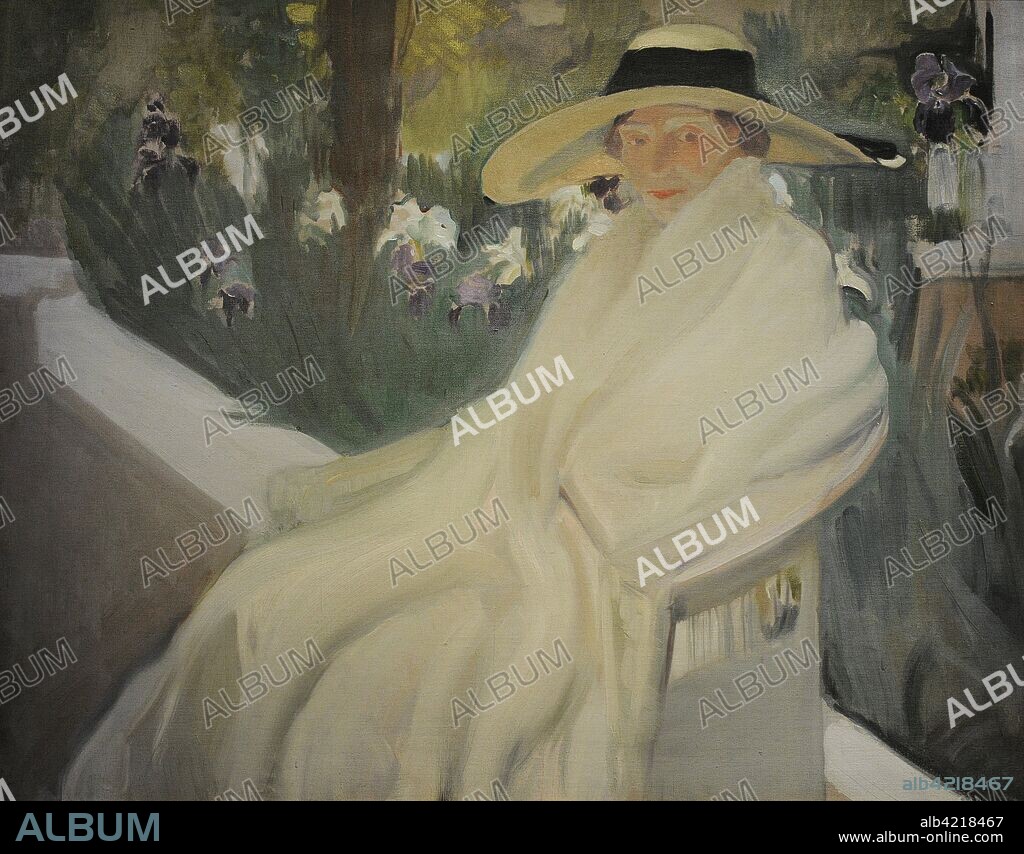 Joaquín Sorolla y Bastida (1863-1923). Pintor español. Clotilde en el jardín, 1919-1920. Museo Sorolla. Madrid. España.