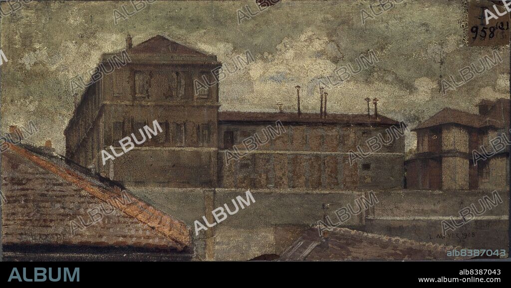 LAZAR MEYER. Saint-Lazare prison, 1908.