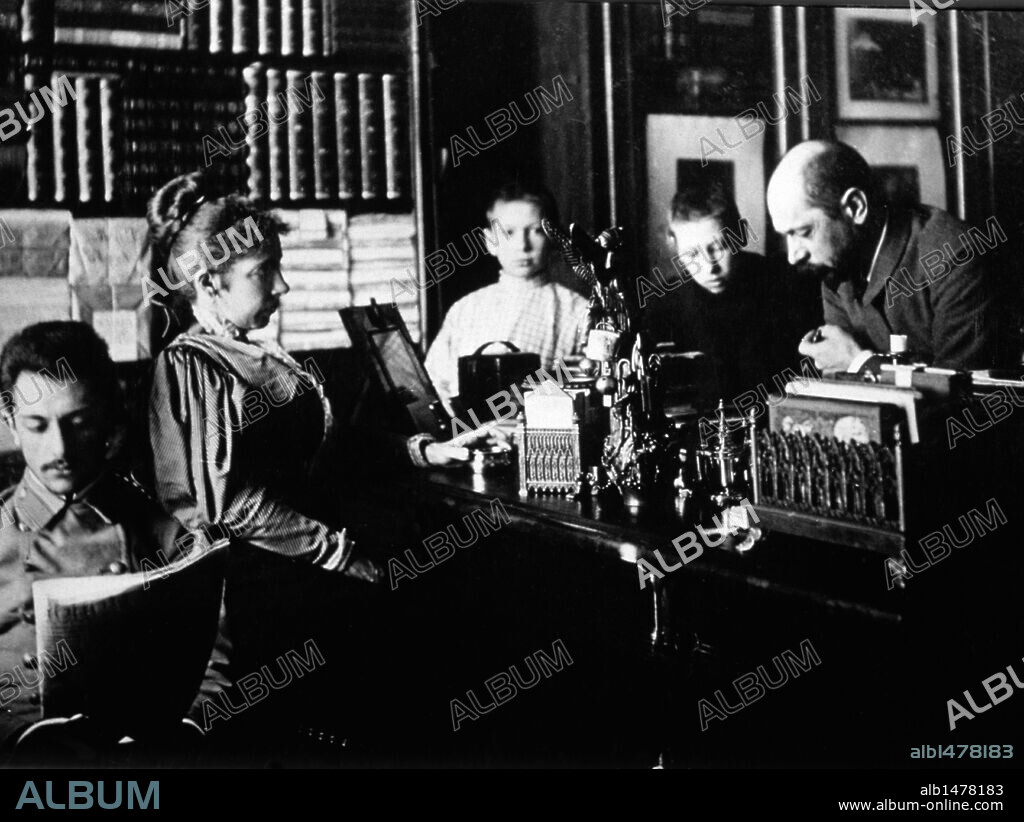 Igor Stravinsky young with his family.