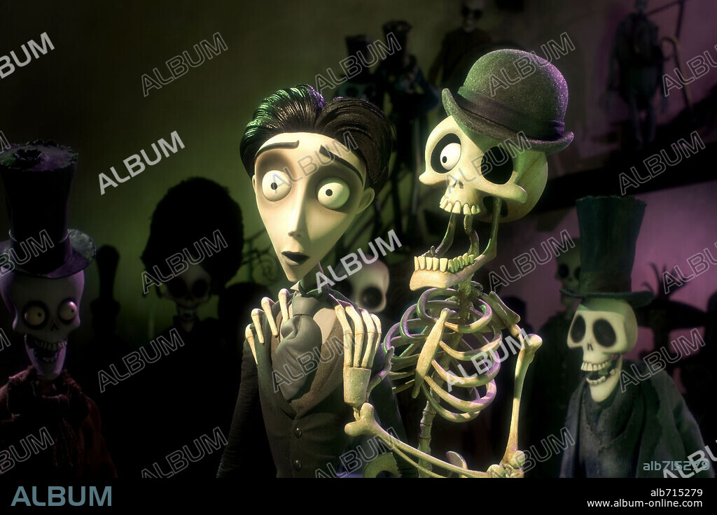 LA NOVIA CADAVER, 2005 (CORPSE BRIDE), dirigida por MIKE JOHNSON y TIM BURTON. Copyright WARNER BROS.