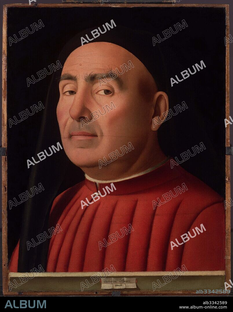 ANTONELLO DA MESSINA. Portrait of a Man (Trivulzio portrait).