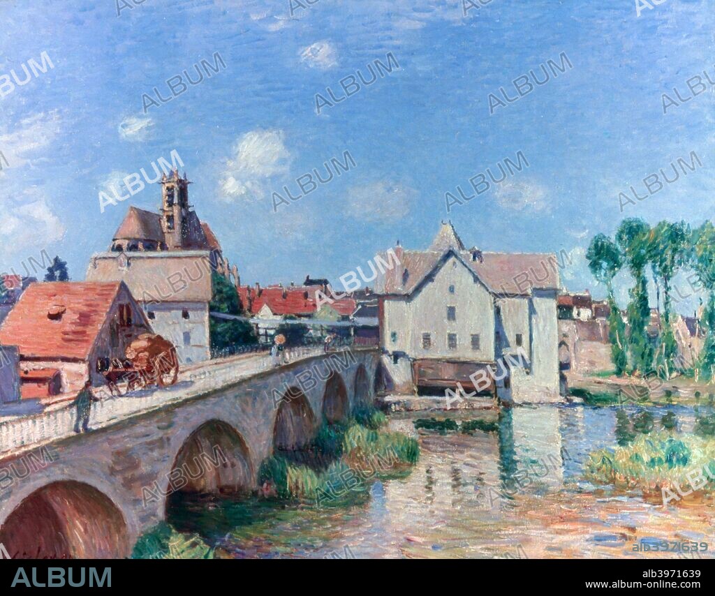 'The Bridge at Moret', 1893.