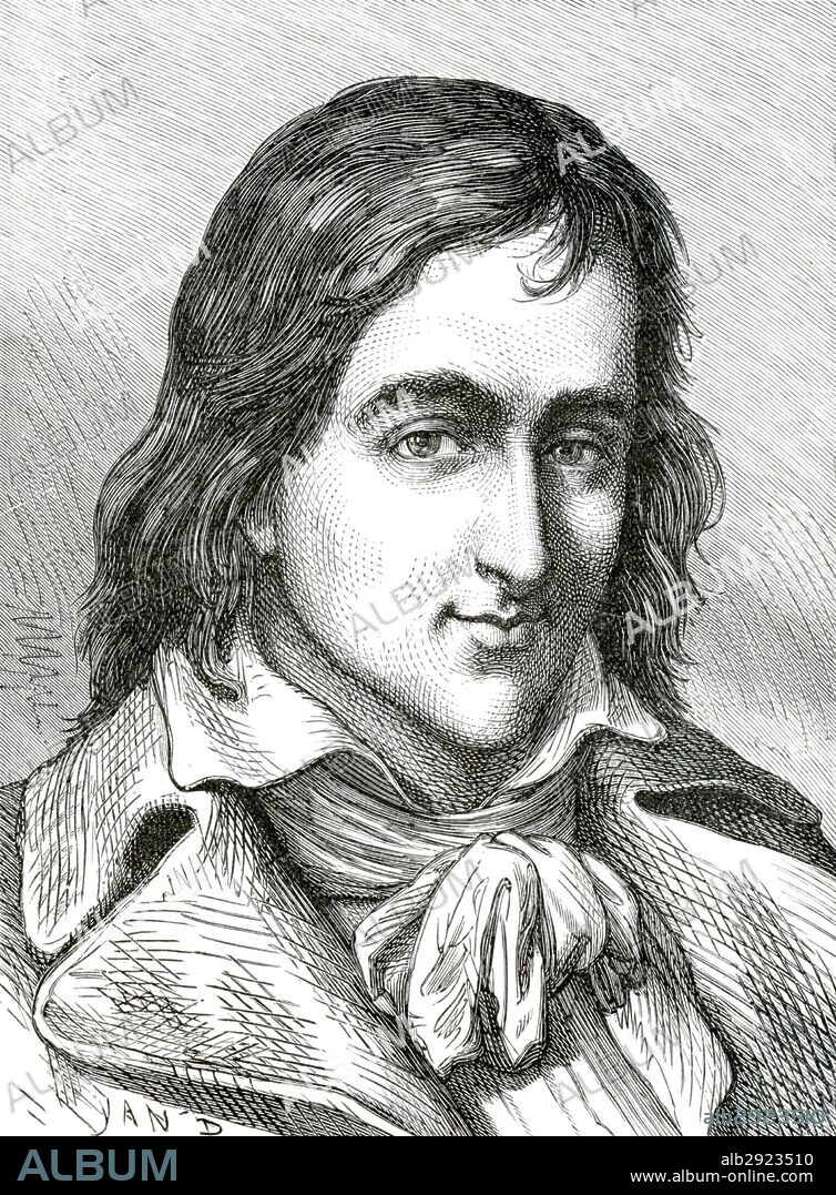 French Revolution- Jacques René Hébert (15 November 1757 - 24 March 1794) was a French journalist, and the founder and editor of the extreme radical newspaper Le Père Duchesne during the French Revolution.[1] His followers are usually referred to as the Hébertists or the Hébertistes; he himself is sometimes called Père Duchesne, after his newspaper. (illustration by Yan' Dargent 1824 - 1899).