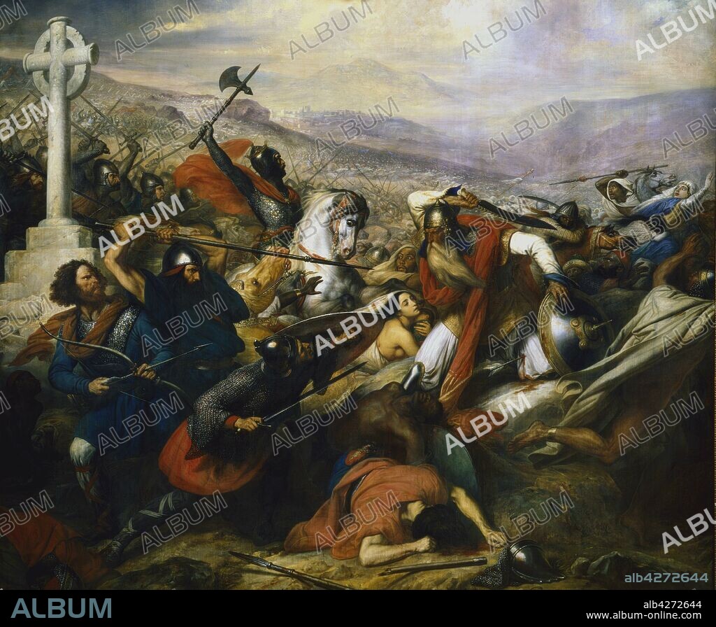 CHARLES DE STEUBEN. Charles Martel in the Battle of Tours.