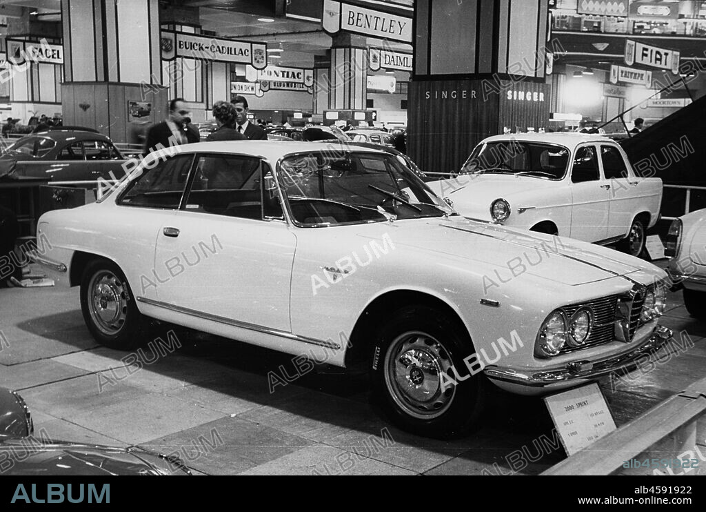 1961 Alfa Romeo 2000 Sprint, Earl's Court motorshow.
