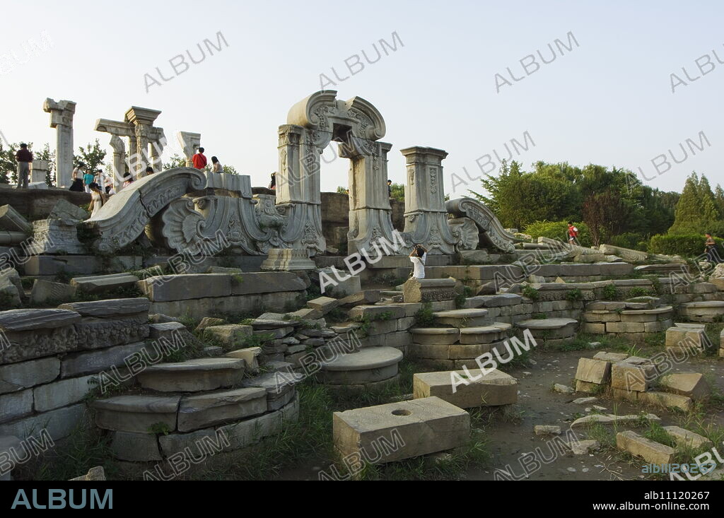 European Palace ruins at Yuanmingyuan (The Old Summer Palace), Beijing, China, Asia.