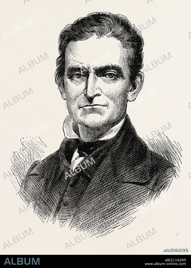 JOHN BROWN, He was an American abolitionist who believed armed insurrection was the only way to overthrow the violent system of slavery in the United States, US, USA, 1870s engraving.
