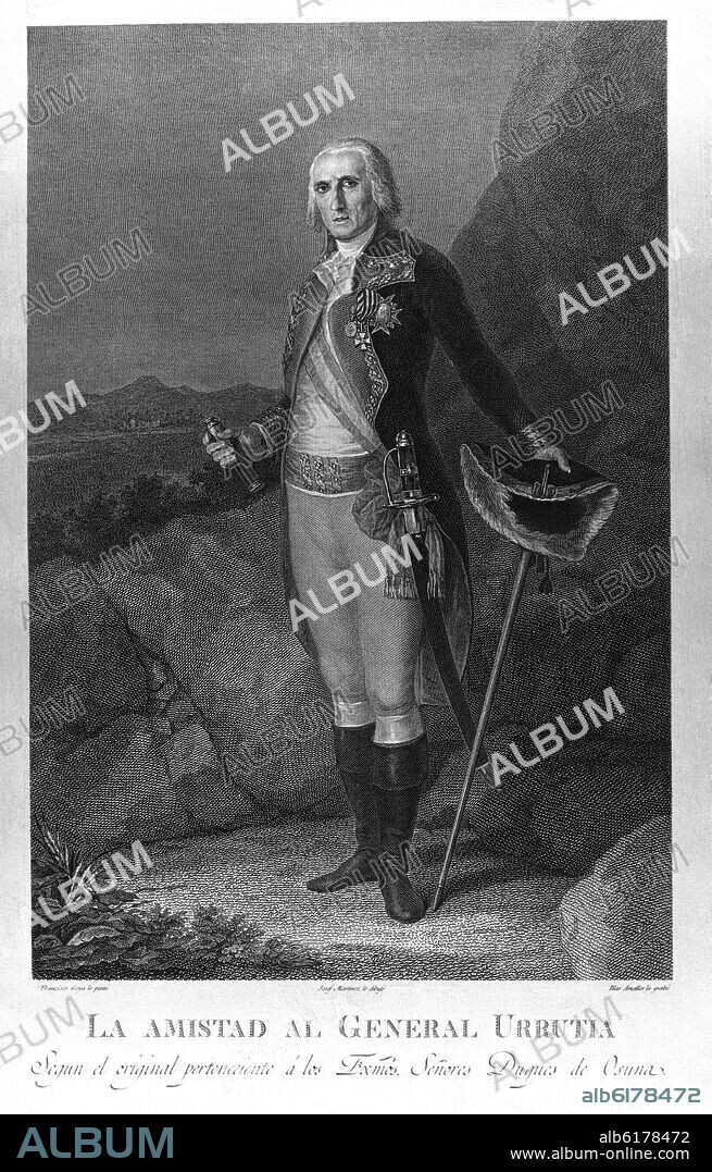 FRANCISCO DE GOYA. GENERAL JOSE URRUTIA - 1739/1809.