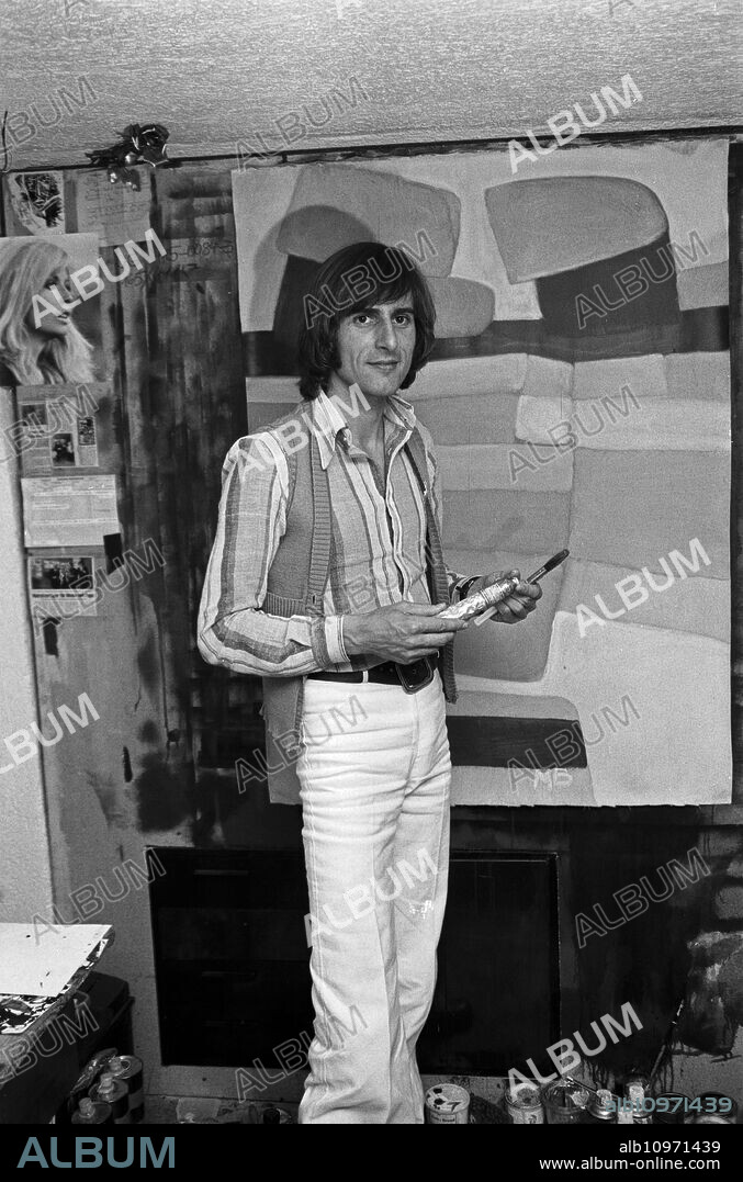 German photographer, painter and artist Manfred Bockelmann, Germany 1970s.