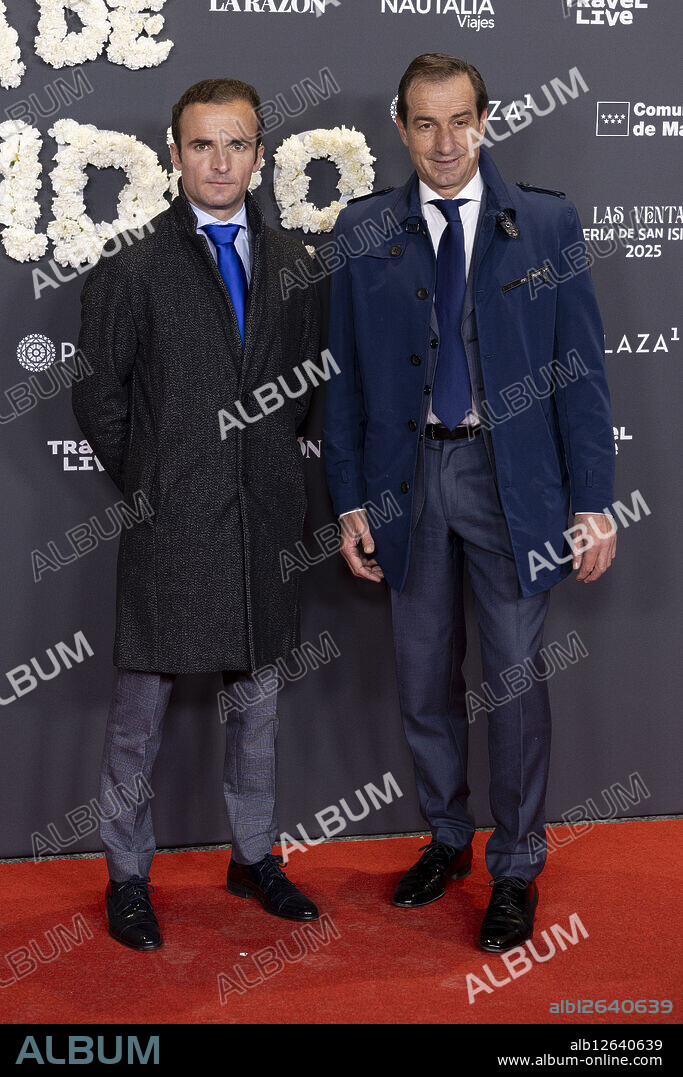 Damián Castaño and Manolo Sánchez attended 'San Isidro 2025' Photocall at Plaza de Toros de Las Ventas on February 6, 2025 in Madrid, Spain.