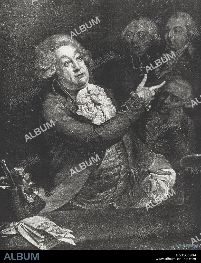 Honoré Gabriel Riquetti (1749-1791), conde de Mirabeau. Revolucionario francés, escritor, diplomático, francmasón, periodista y político. Grabado de 1891.