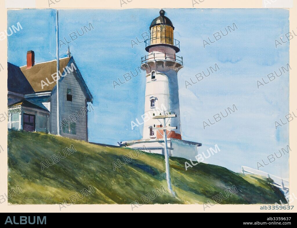 EDWARD HOPPER. Light at Two Lights.