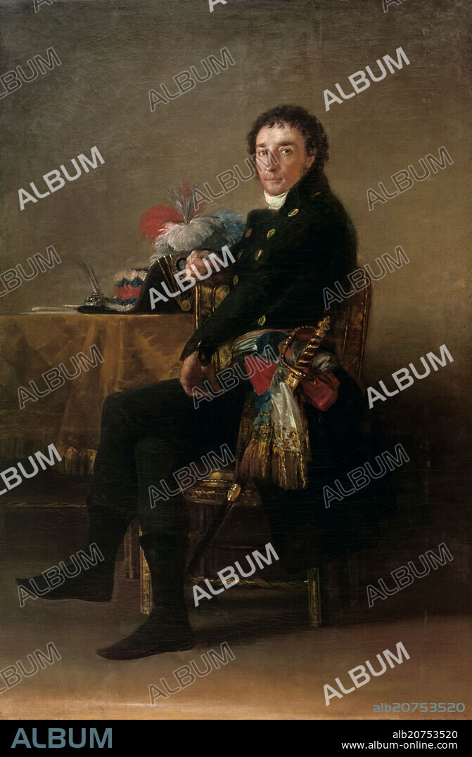 FRANCISCO DE GOYA. Portrait of Ferdinand Guillemardet - 1798 - 185x124 cm - oil on canvas.