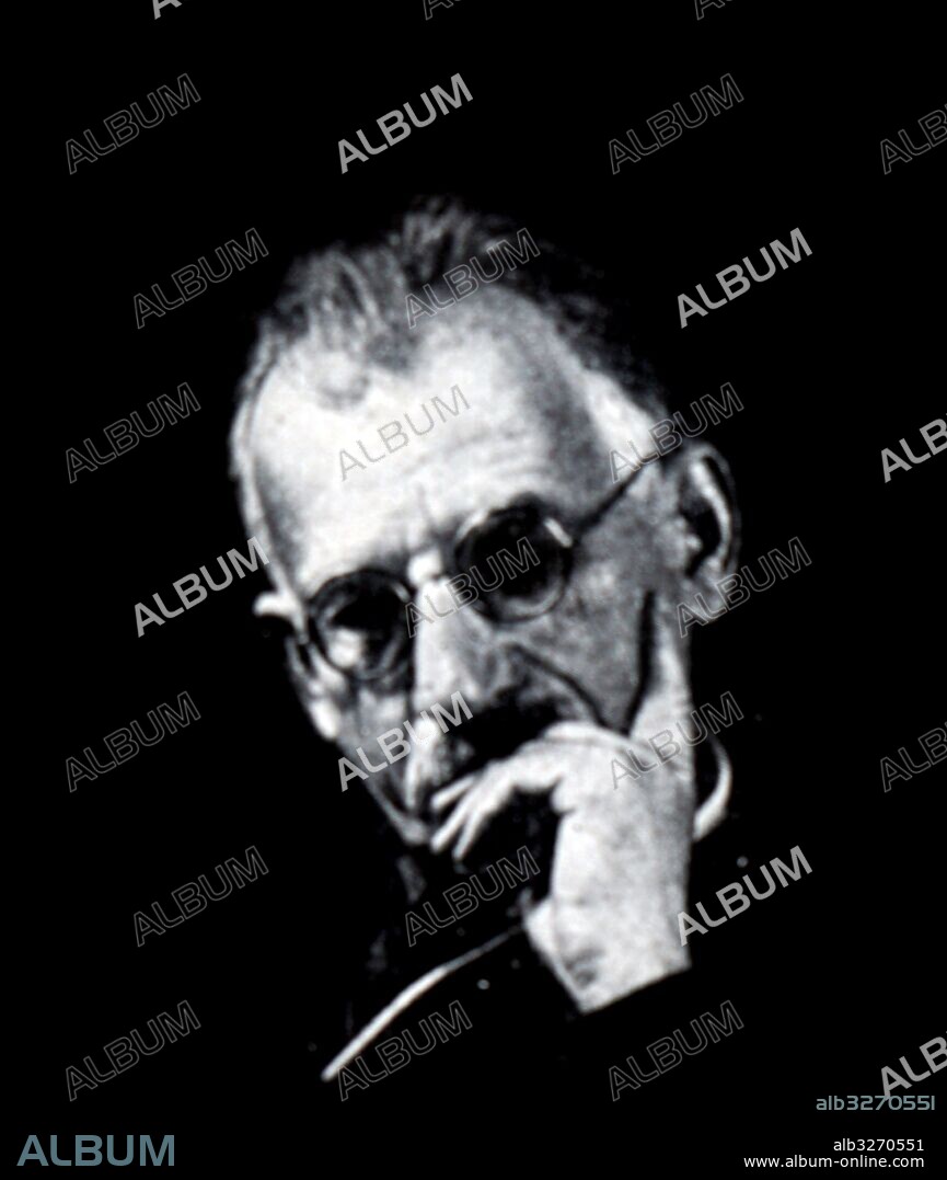 Photographic portrait of Hans Pfitzner (1869-1949) a German composer and anti-modernist. Dated 20th Century.