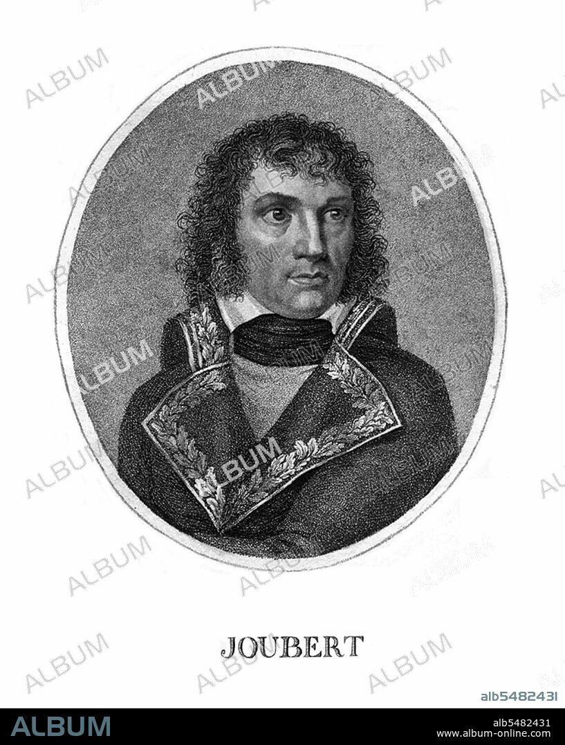 Joseph Joubert (7 May 1754 in Montignac, Perigord 4 May 1824 in Paris) was a French moralist and essayist, remembered today largely for his Pensees (Thoughts), which was published posthumously. From the age of fourteen Joubert attended a religious college in Toulouse, where he later taught until 1776. In 1778 he went to Paris where he met D'Alembert and Diderot, amongst others, and later became friends with a young writer and diplomat, Chateaubriand. He alternated between living in Paris with his friends and life in the privacy of the countryside in Villeneuve-sur-Yonne. He was appointed inspector-general of universities under Napoleon.