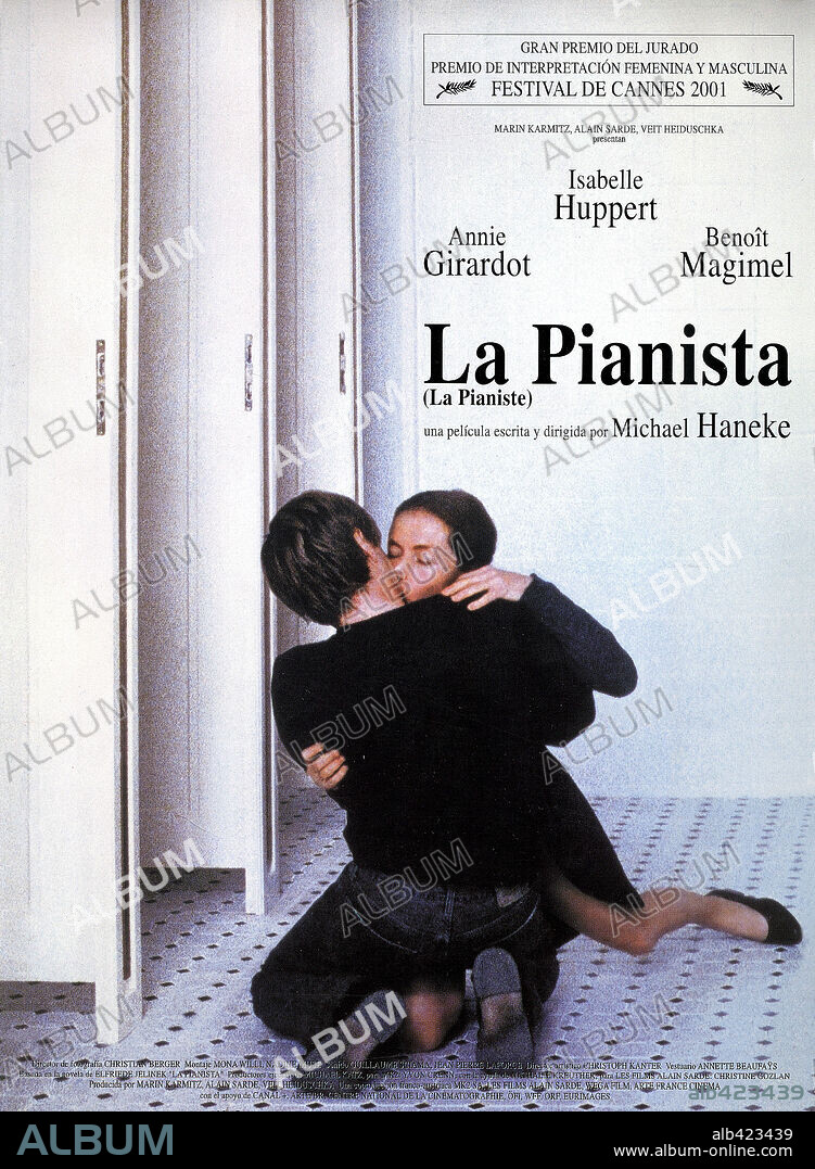 Poster de LA PIANISTA, 2001 (LA PIANISTE), dirigida por MICHAEL HANEKE. Copyright FILMS ALAIN SARDE/MK2 PRODUCTIONS/ARTE FRANCE CINEMA/WEGA FI.